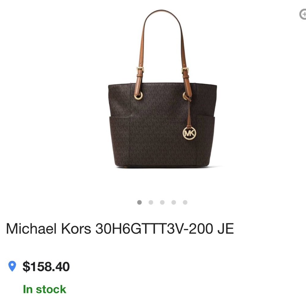 Michael Kors Jet set travel small logo tote